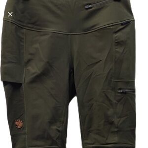 Fjallraven Women's Cargo Tights Abiskko- Olive Green